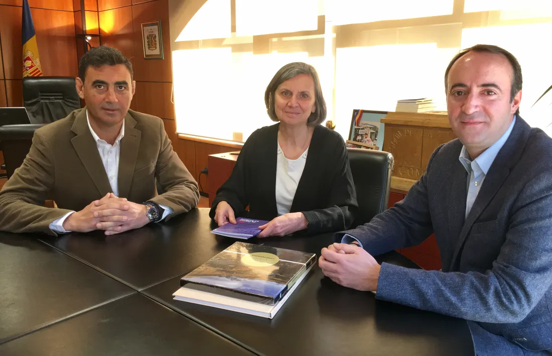 Els cònsols de la Massana reben la nova ambaixadora de França