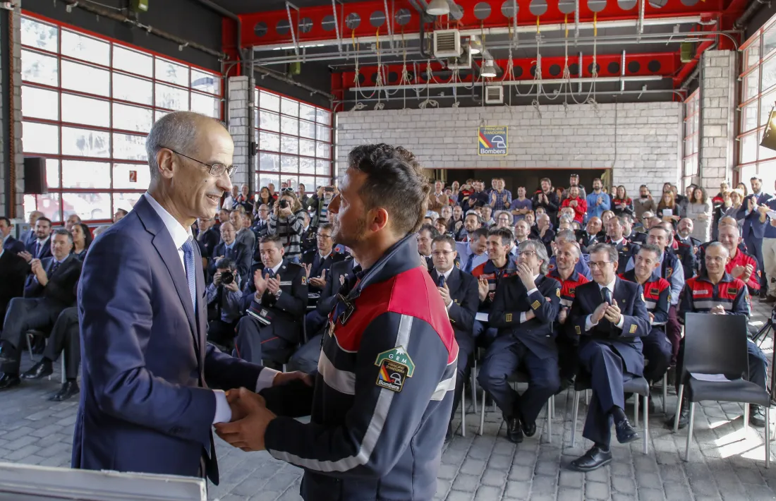 La llei de bombers que s’aprovarà a la primavera marca la diada del cos