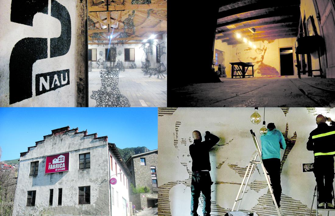 Andorra, land art, Pere Moles, fàbrica de llanes, Escaldes, Toni Cruz, art factory, Carroi, tartera, S