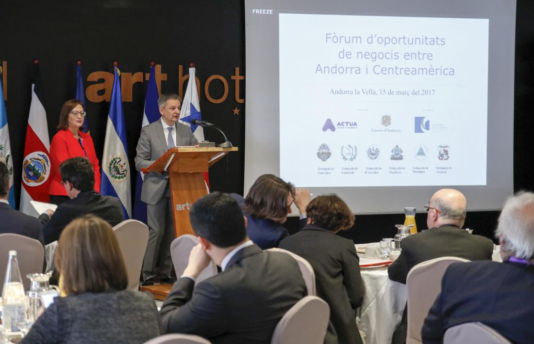 Andorra busca oportunitats de negoci amb empresaris de Centreamèrica 