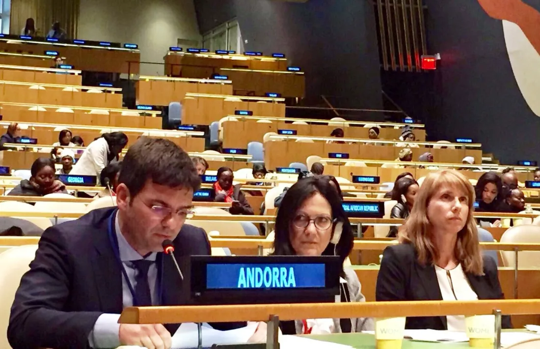Andorra exposa a la seu de l’ONU la política en matèria d’igualtat 