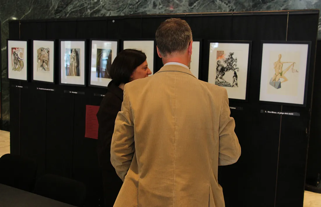 El Centre cultural i de congressos lauredià rep Dalí amb les 100 xilografies que il·lustren 'La Divina Comèdia'