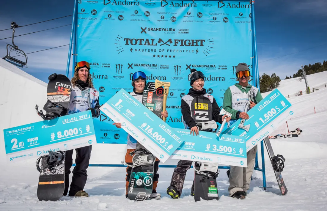 El japonès Kunitake i la canadenca Blouin guanyen la Grandvalira Total Fight
