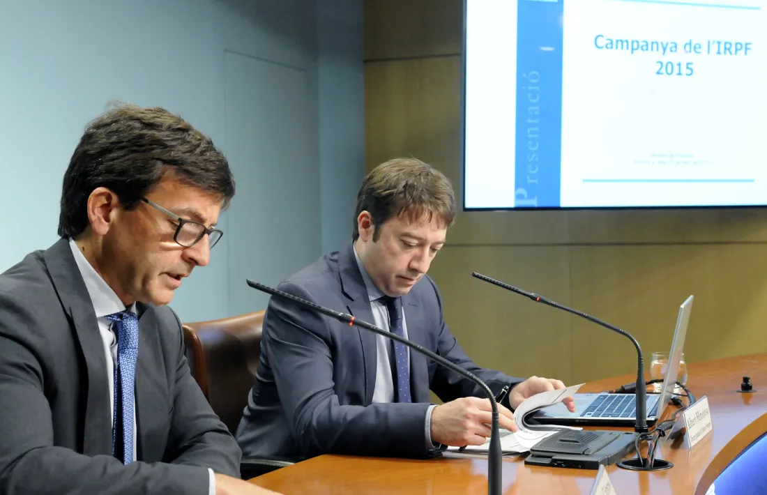 La primera campanya de l’impost de la renda recapta fins a 23,9 milions 