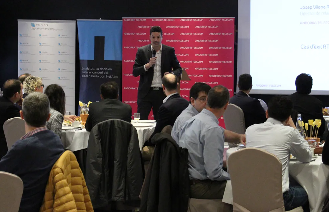 Andorra Telecom presenta 'Som Cloud' a una trentena d'empresaris