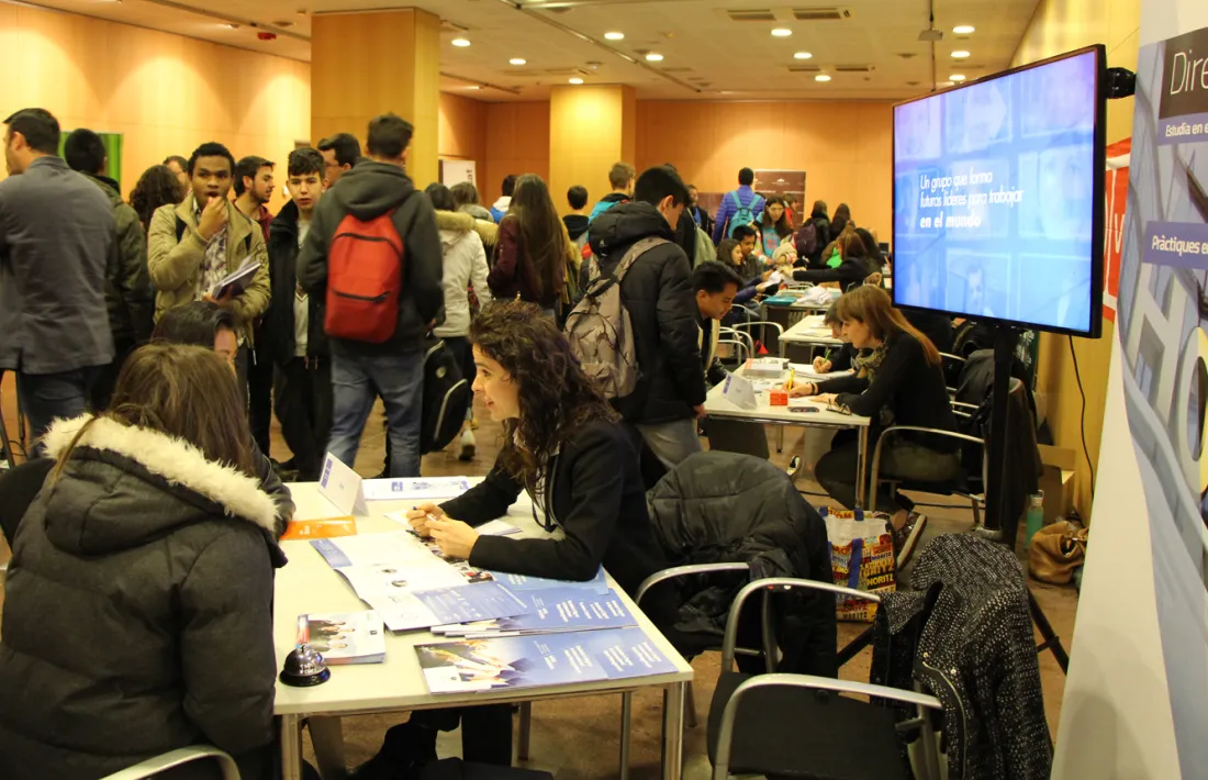 El VII Fòrum Estudiants + Empreses espera 400 alumnes i comptarà amb 45 taules informatives 