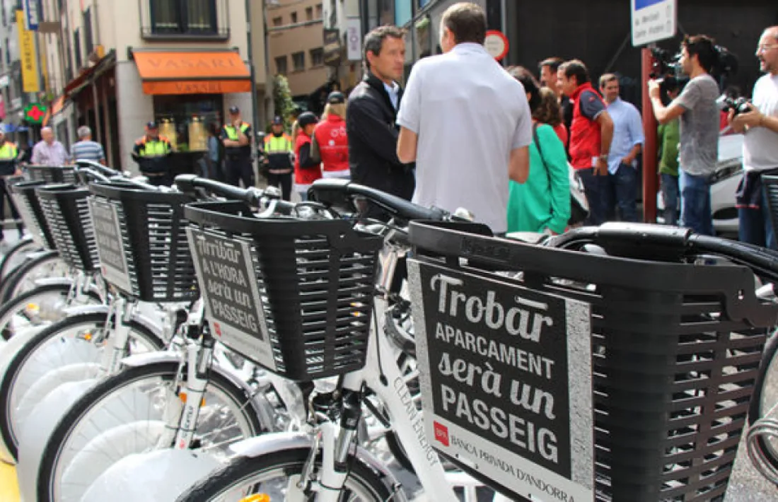 Escaldes tindrà quatre estacions de recollida de bicicletes elèctriques