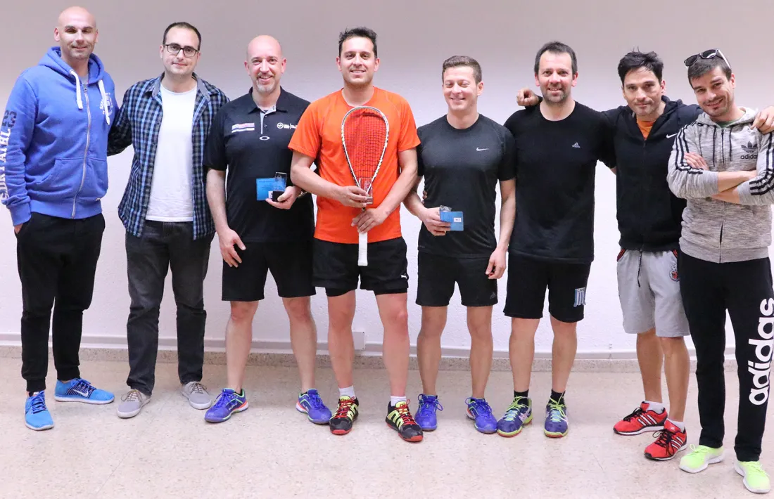Eduard Rossell i Atlan Lounes es proclamen campions del Torneig d'esquaix d'Encamp 