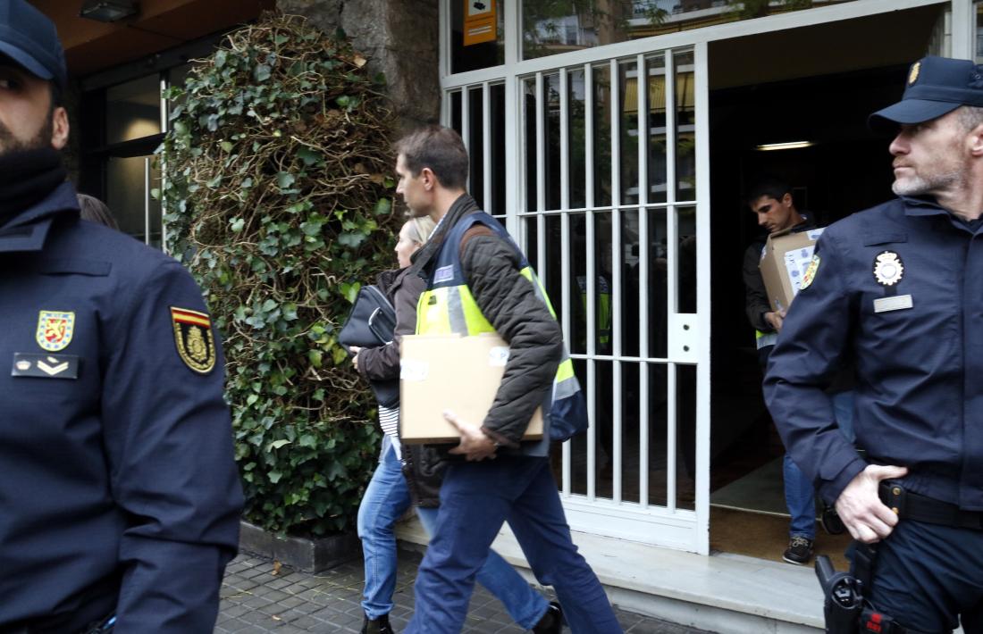 Escorcolls en domicilis de Jordi Pujol Ferrusola i del seu pare