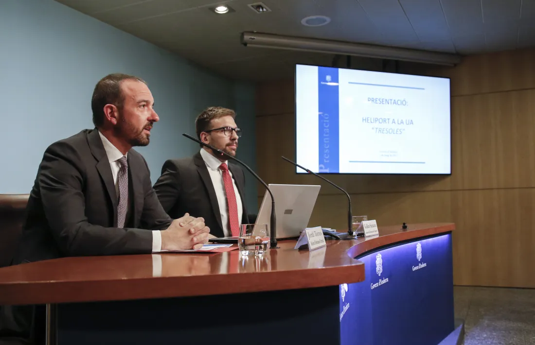 La petjada acústica condicionarà el nombre de vols que rebrà l’heliport