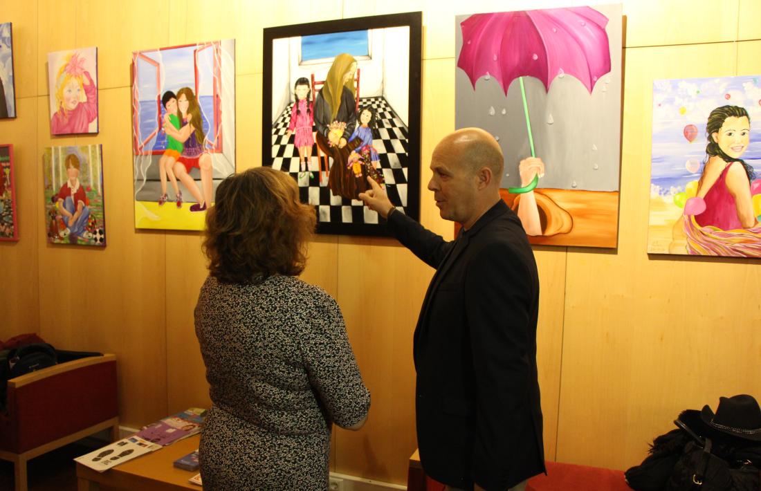 Lola Barranco mostra les seves obres a l’espai ‘Bingo ART’