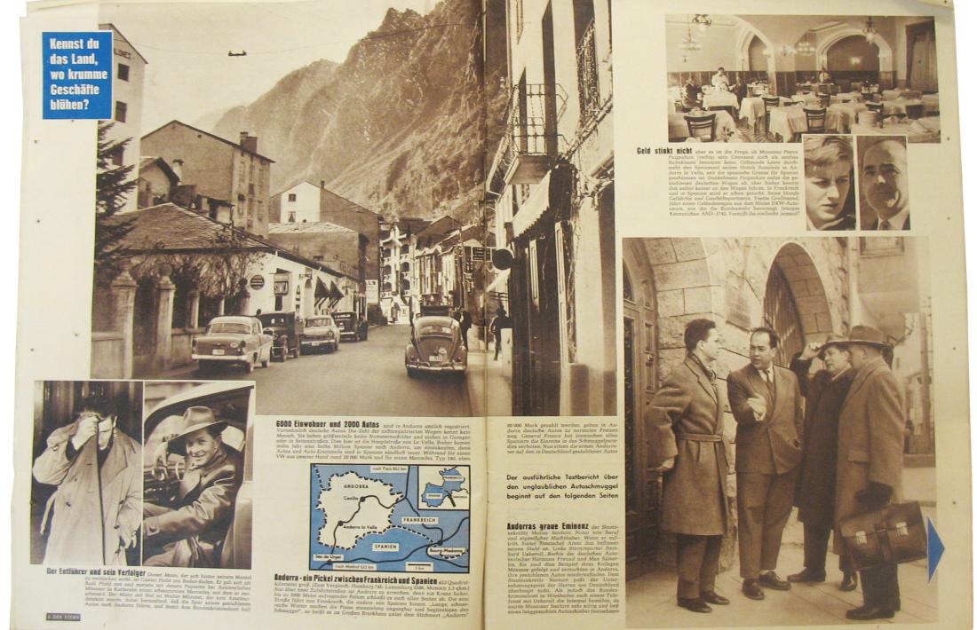 Andorra, Stern, 1959, contraban, mercat negre, Uberall, Hitler