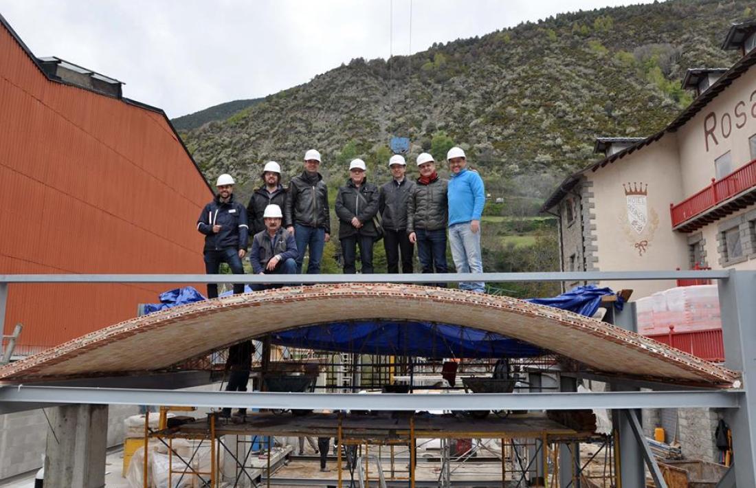 Andorra, Rosaleda, Dilmé, volta catalana, Guastavino, volta de maó de pla