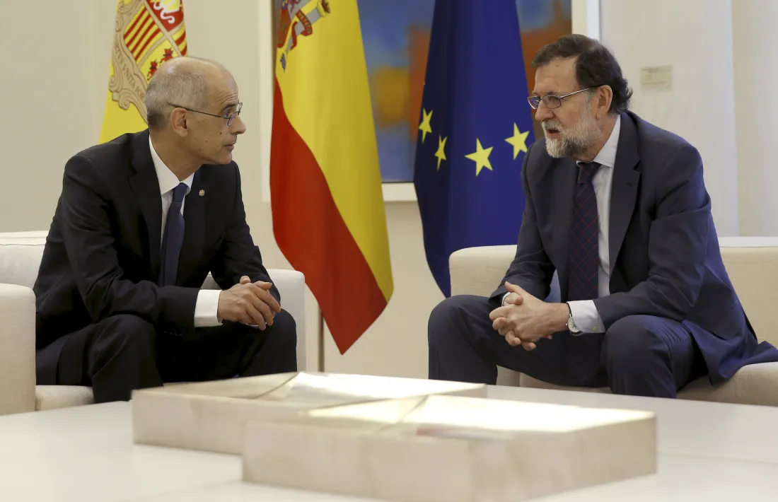 Rajoy es compromet davant Martí a impulsar l’aeroport d’Andorra-la Seu