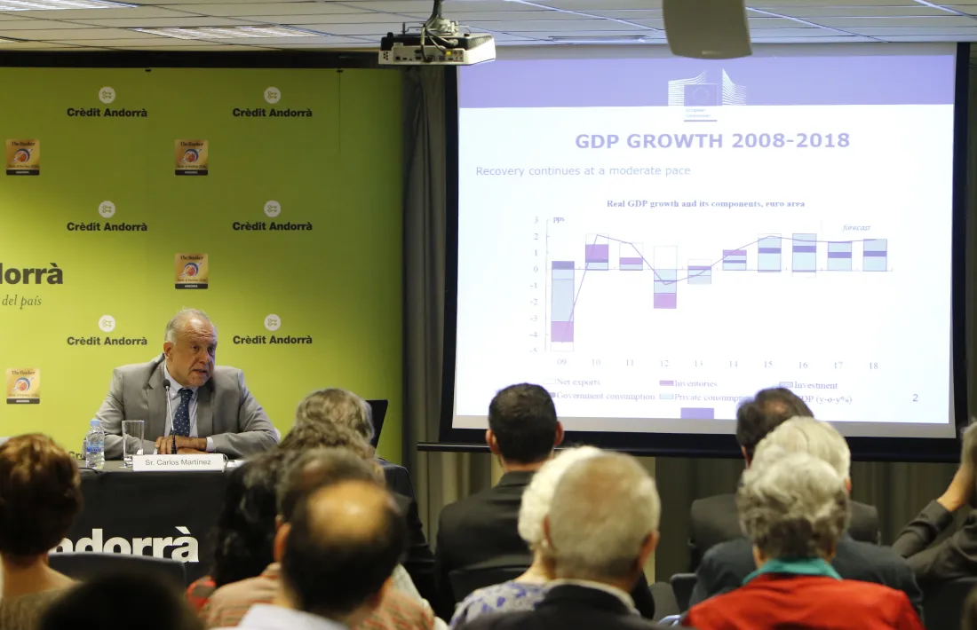 Un expert creu que Andorra podrà treure més profit de l’economia de la zona euro com més integrada estigui a Europa