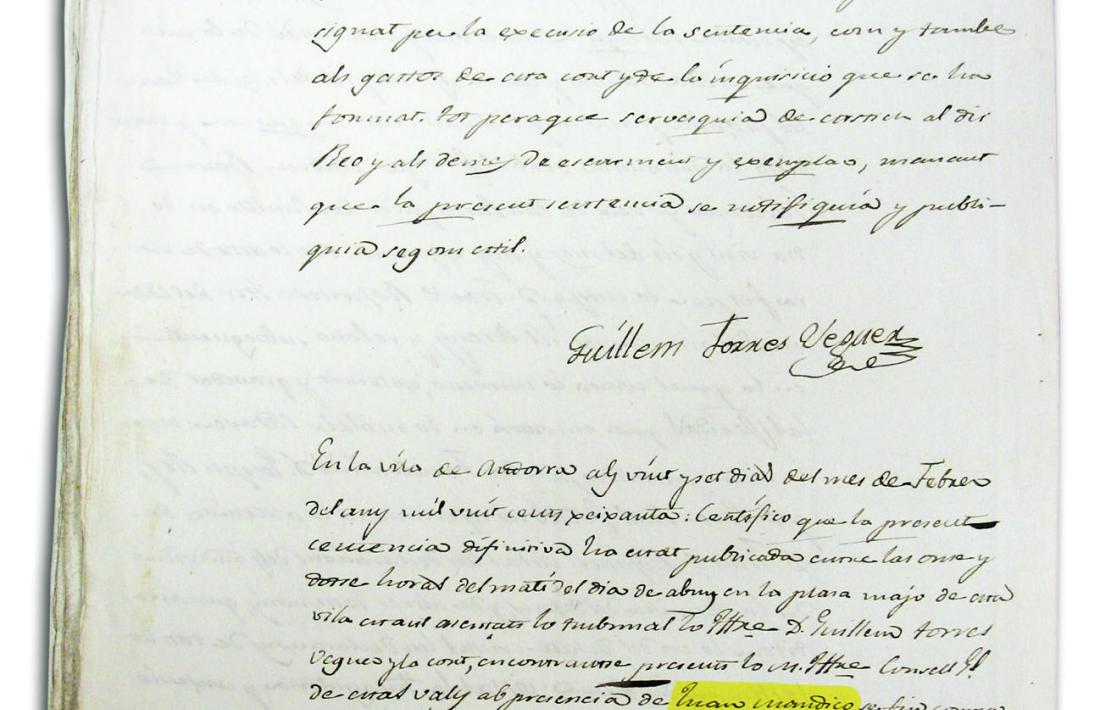 Andorra, sentència de mort, execució, garrot, garrot vil, Puig Antich, Les presons de Franco, Juan Mandicó, Mandicó, Pere Areny, Manuel Bacó, Arxiu Nacional