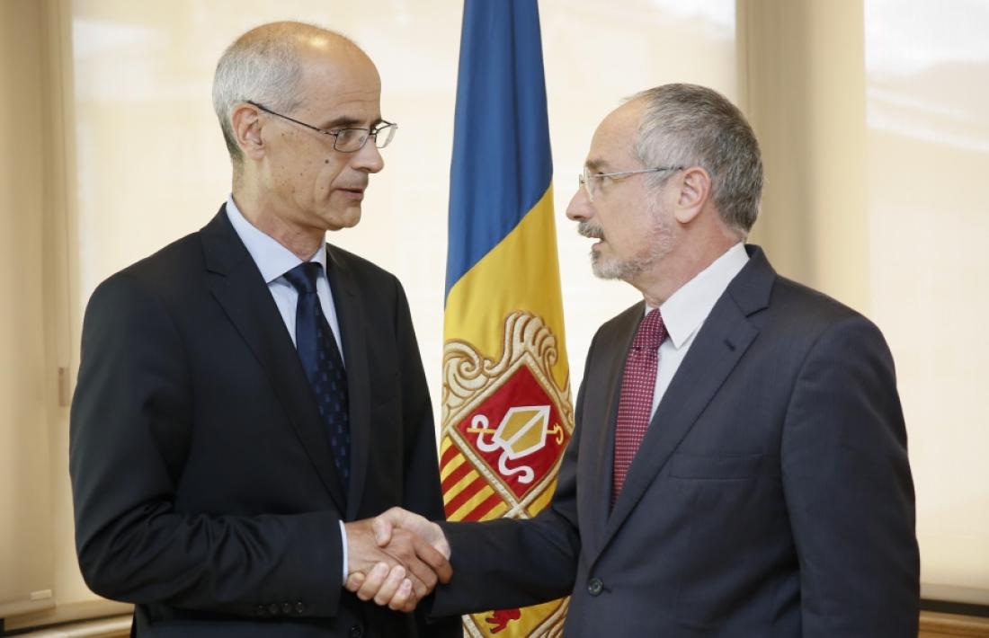 El cap de Govern rep a l’ambaixador d’Israel Daniel Kutner