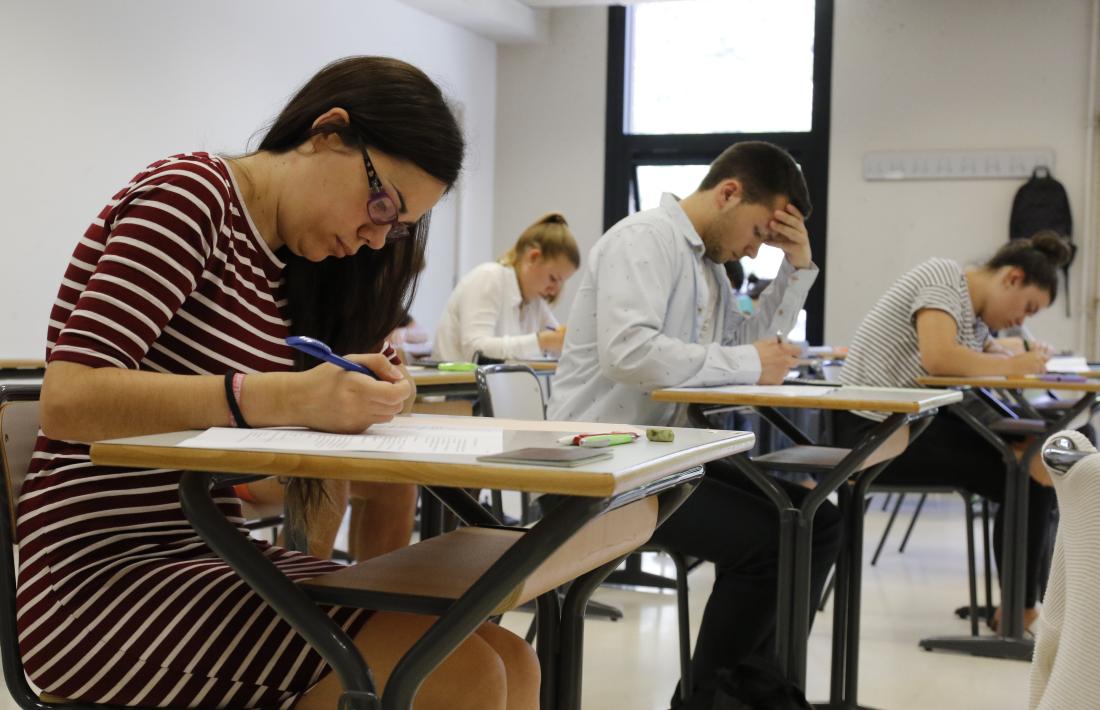Comencen els exàmens de la prova de batxillerat professional 