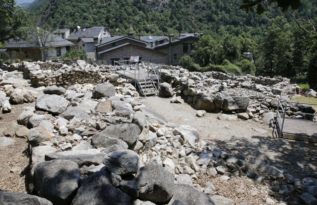 Andorra, jaciment, la Margineda, recreació històrica, arqueologia, andosinoi, Molines, castell, fortalesa