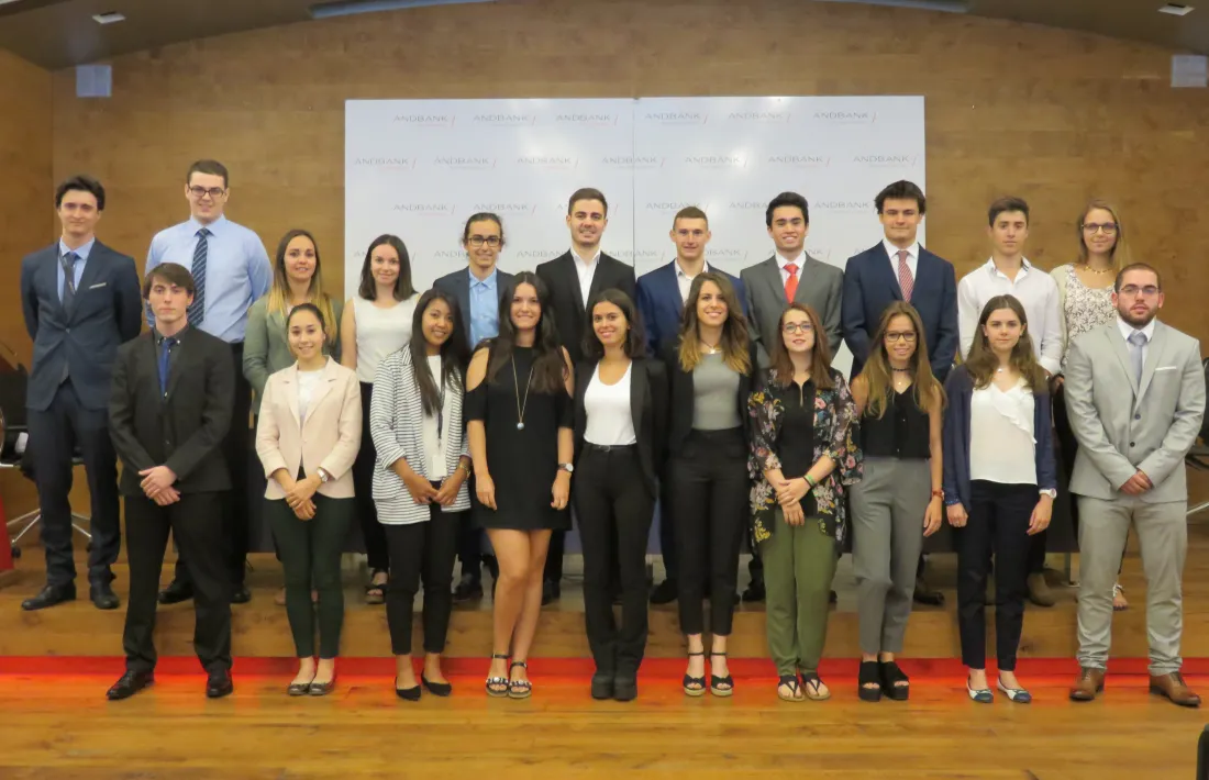 Andbank acull 26 joves estudiants en el tercer any del programa de pràctiques d’estiu.