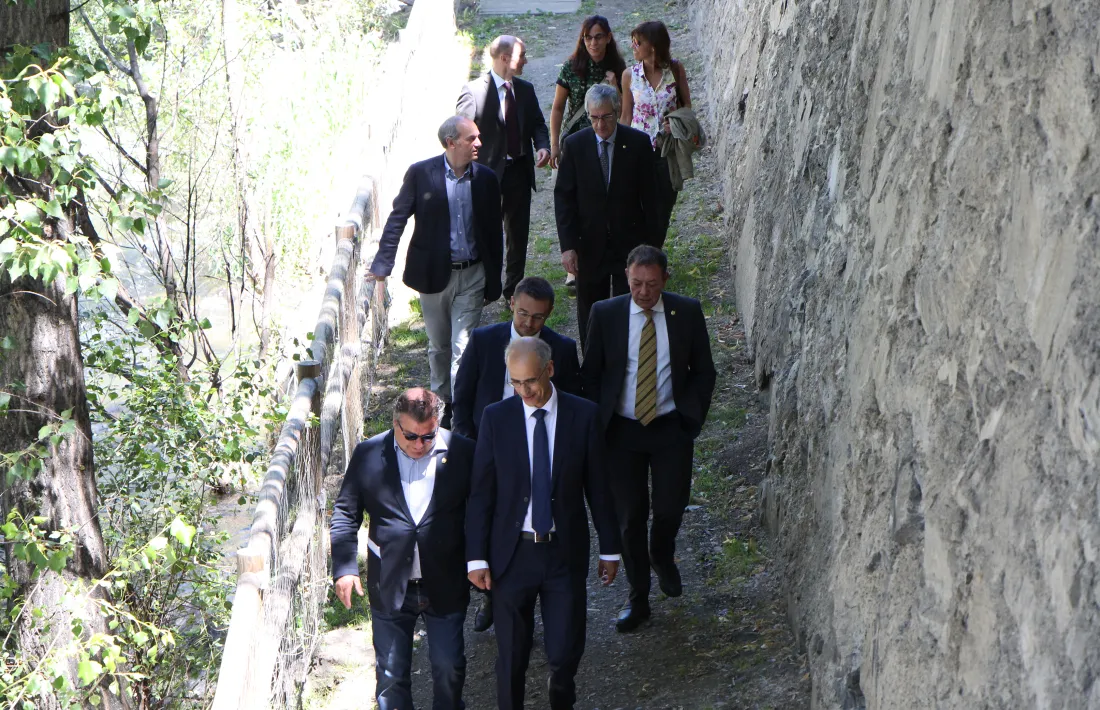 Inaugurat el camí per potenciar la vida saludable i homenatjar els drets humans 