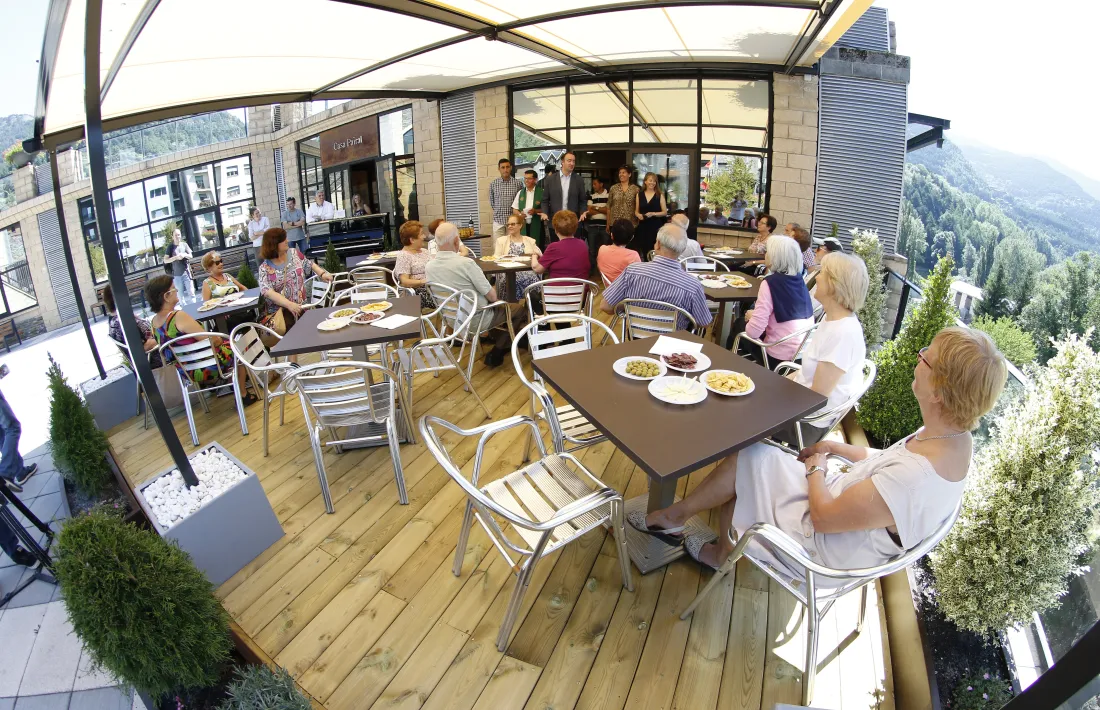La casa Pairal de la Massana inaugura terrassa