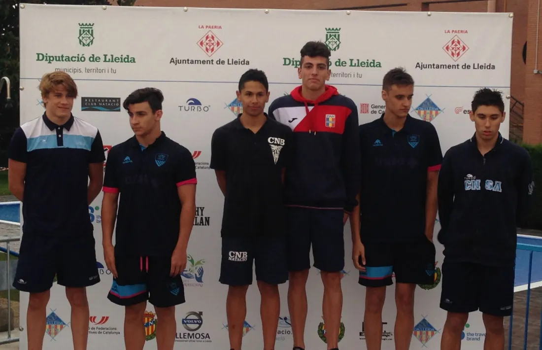 Patrick Pelegrina, campió de Catalunya en 50 braça