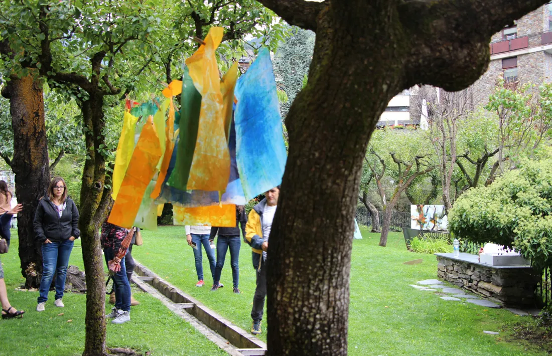 Els artistes seleccionats a l'Ordino Jardins d'Art participen en una mostra col·lectiva a la galeria Agüí
