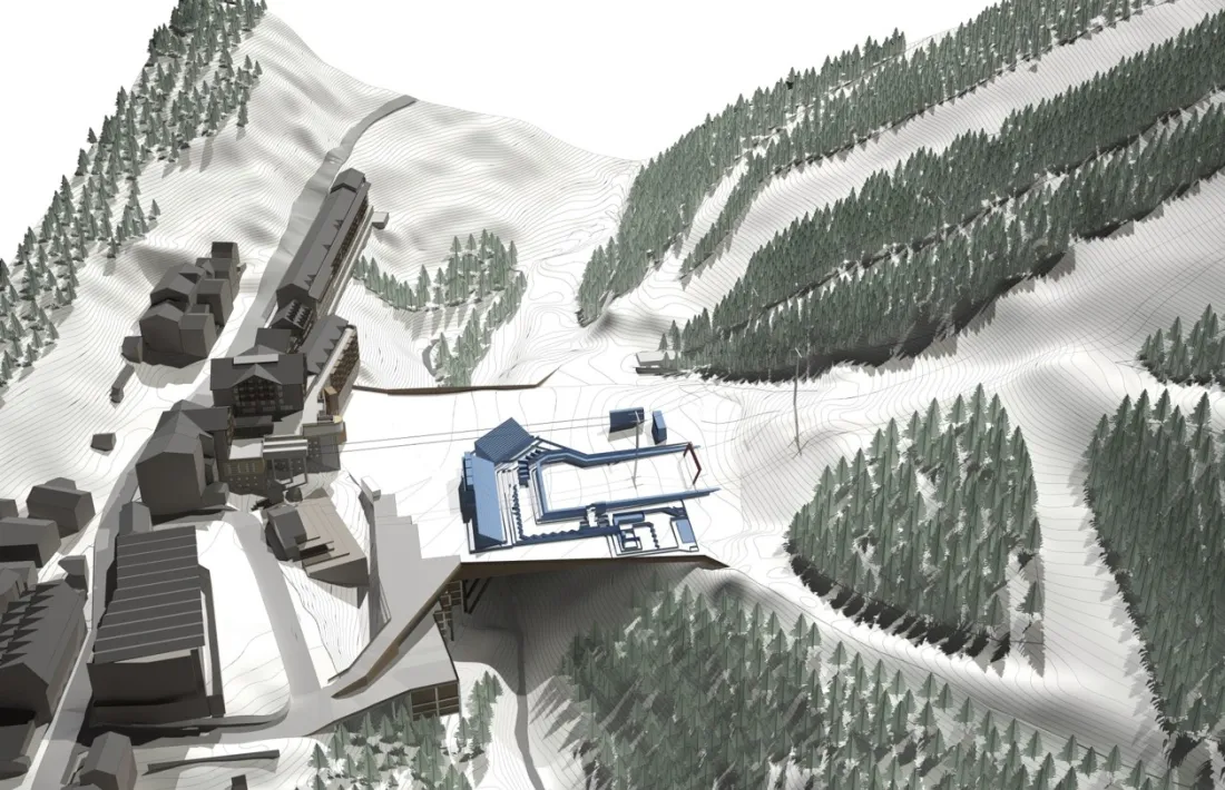 Arrenca la primera fase de les obres de la plataforma esquiable de Soldeu