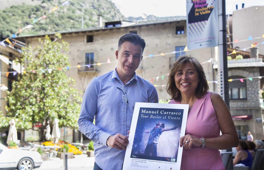Manuel Carrasco actuarà el dia 6 de setembre al pavelló poliesportiu