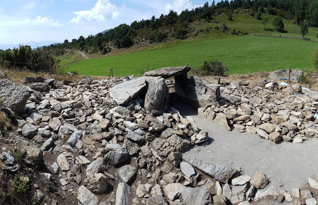 Andorra, Bescaran, dolmen, arqueologia, jaciment, cromlec, la Llosa, Regirarocs, Gerard Remolins