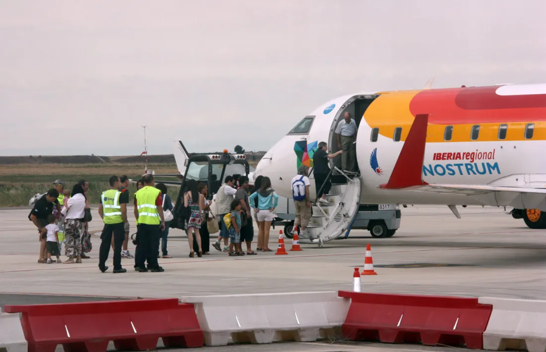 L’aeroport d’Alguaire registra 3.274 passatgers en la temporada d’estiu