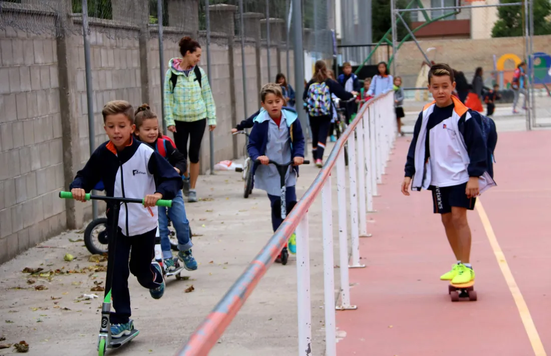 Les escoles de Tremp celebren la Setmana de la mobilitat sostenible