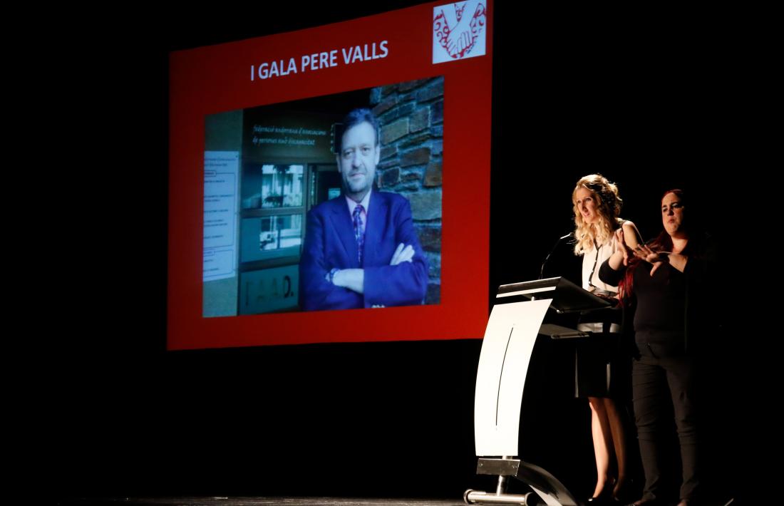 L’AAMA homenatja Pere Valls per “tota la feina que va fer”