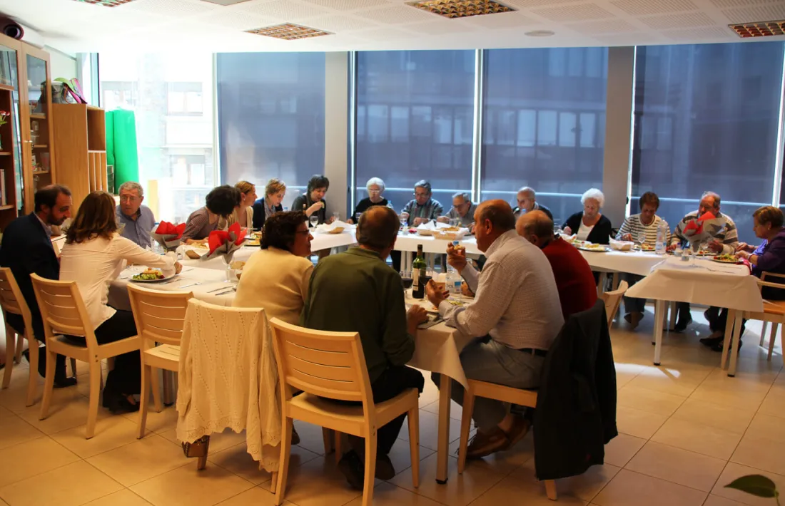 Els usuaris dels horts del Sucarana acomiaden la temporada amb el tradicional dinar
