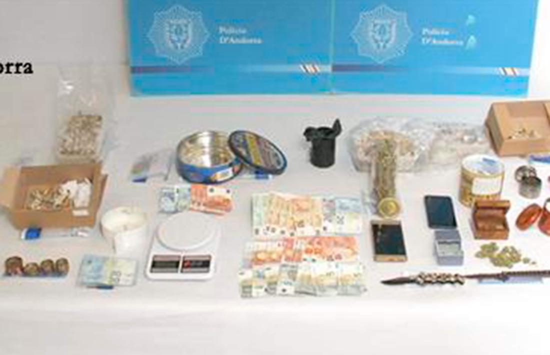 La policia desmantella a Encamp un punt de venda de droga a menors