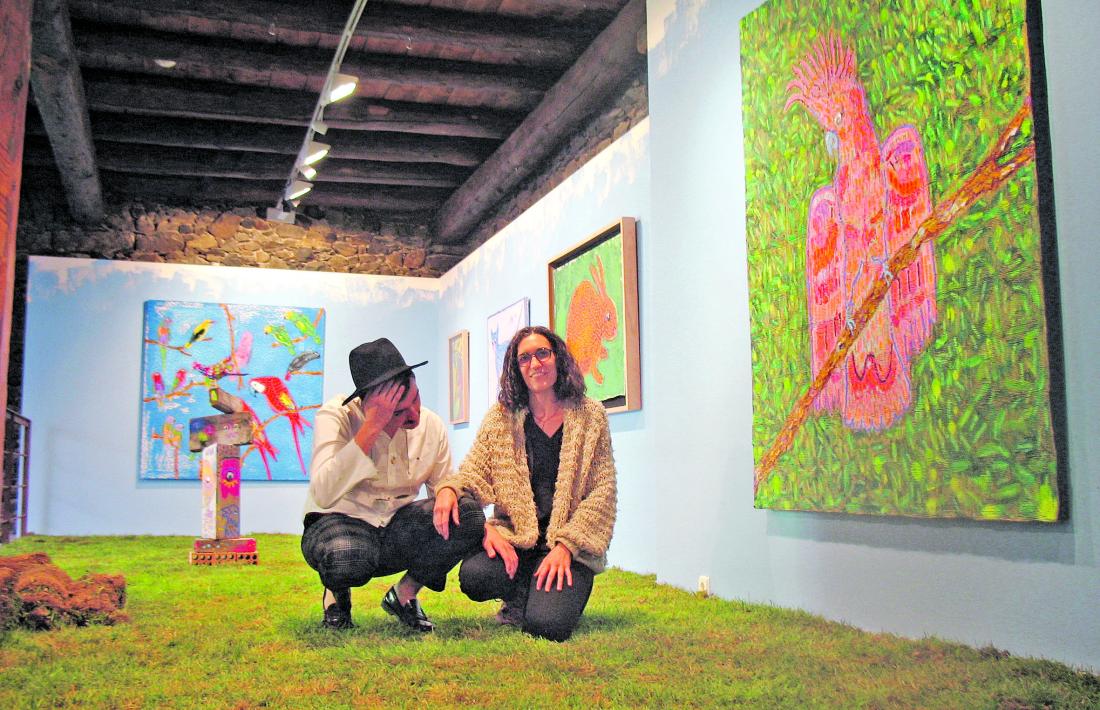 Andorra, exposició, Riberaygua, Sara Valls, Carme Tinturé, Ivan Forcadell, Garden, jardí, Basquiat, Haring, Wei Wei