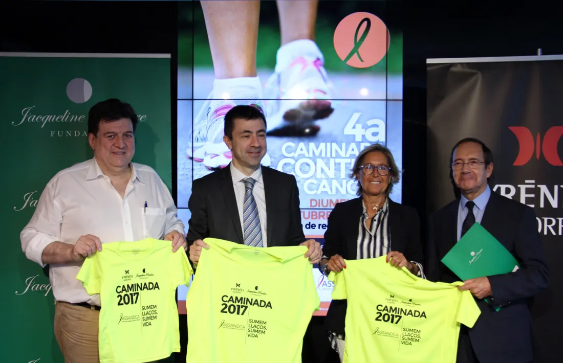 La 4a edició de la caminada contra el càncer preveu aplegar més de 1.500 participants