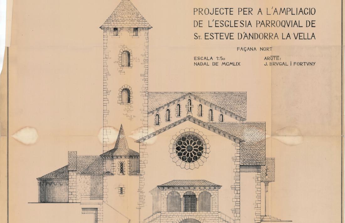 Andorra, Sant Esteve, Puig i Cadafalch, Josep Brugal, Brugal, Lluís Pujol, Bausili, Dilmé, Antoni Pol
