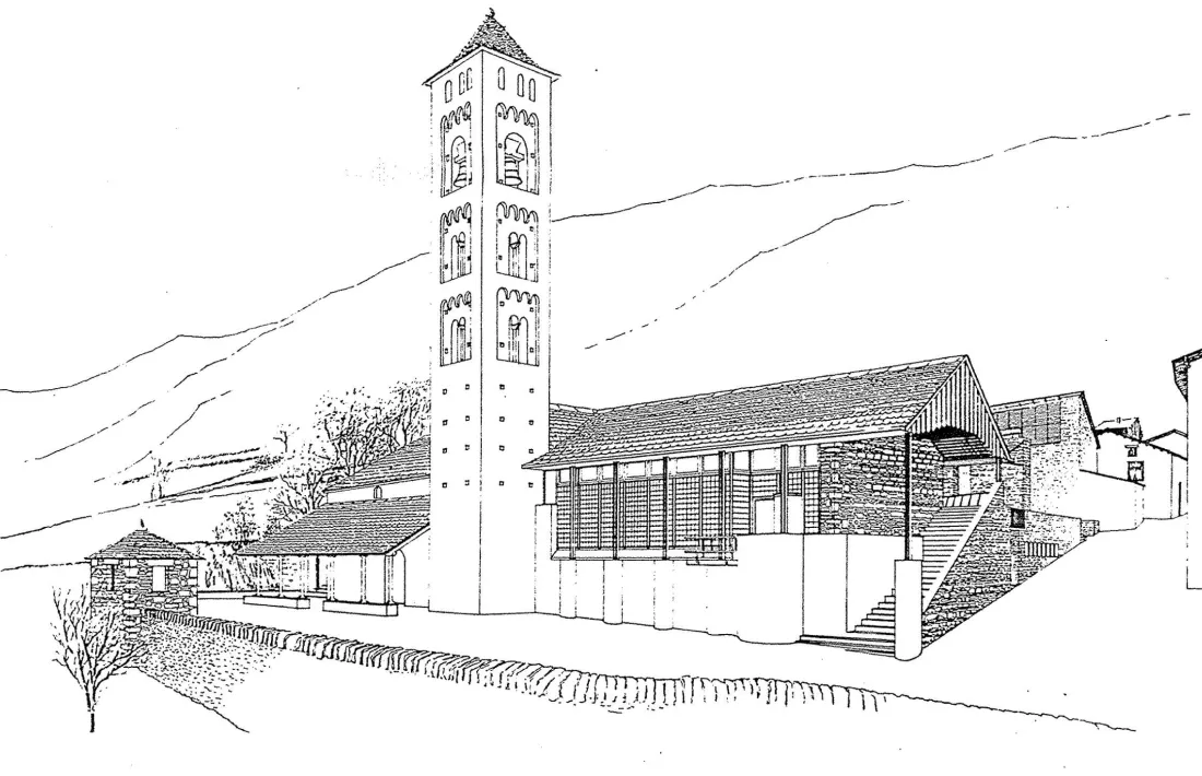 Andorra, arquitectura, Dilmé, Bohigas, Escorsa, Puig i Cadafalch, casa Lacruz, Casa Torrallardona, hotel Valira, centre esportiu d'Ordino, Meritxell, Mackay, Martorell, MBM, Bofill, Aixàs, Pujal