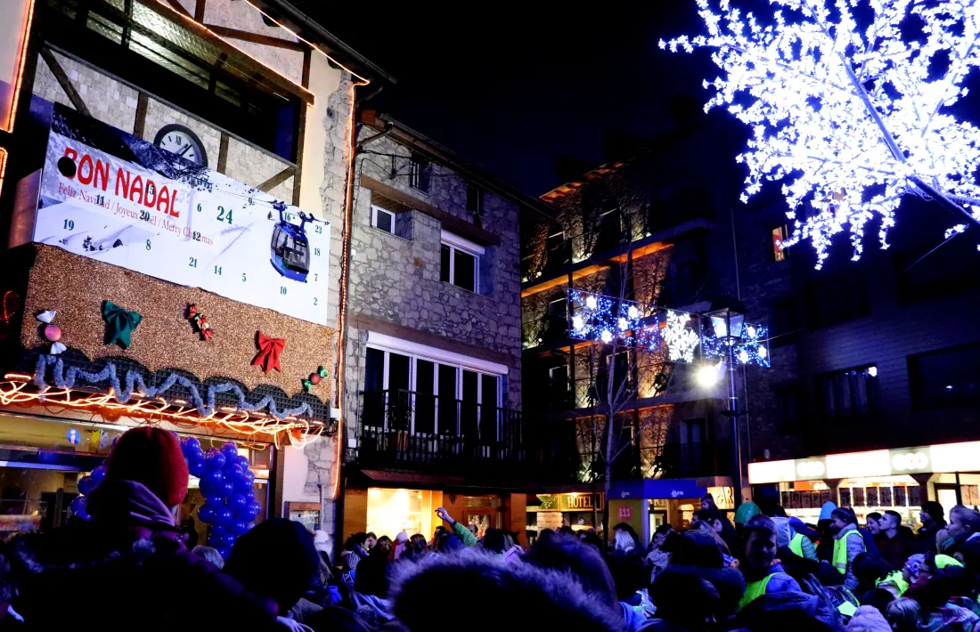 El Pas de la Casa estrena calendari dʼadvent a la plaça de lʼEsglésia