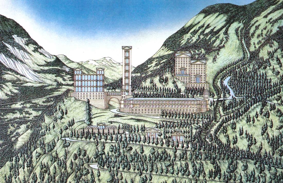Andorra, la Comella, arquitectura, urbanisme, arxiu comunal, Bofill, centre, Meritxell, Manel Pons