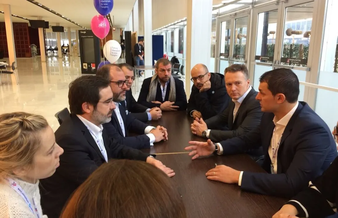 Gallardo es reuneix amb els primers ministres d’Holanda i Eslovènia