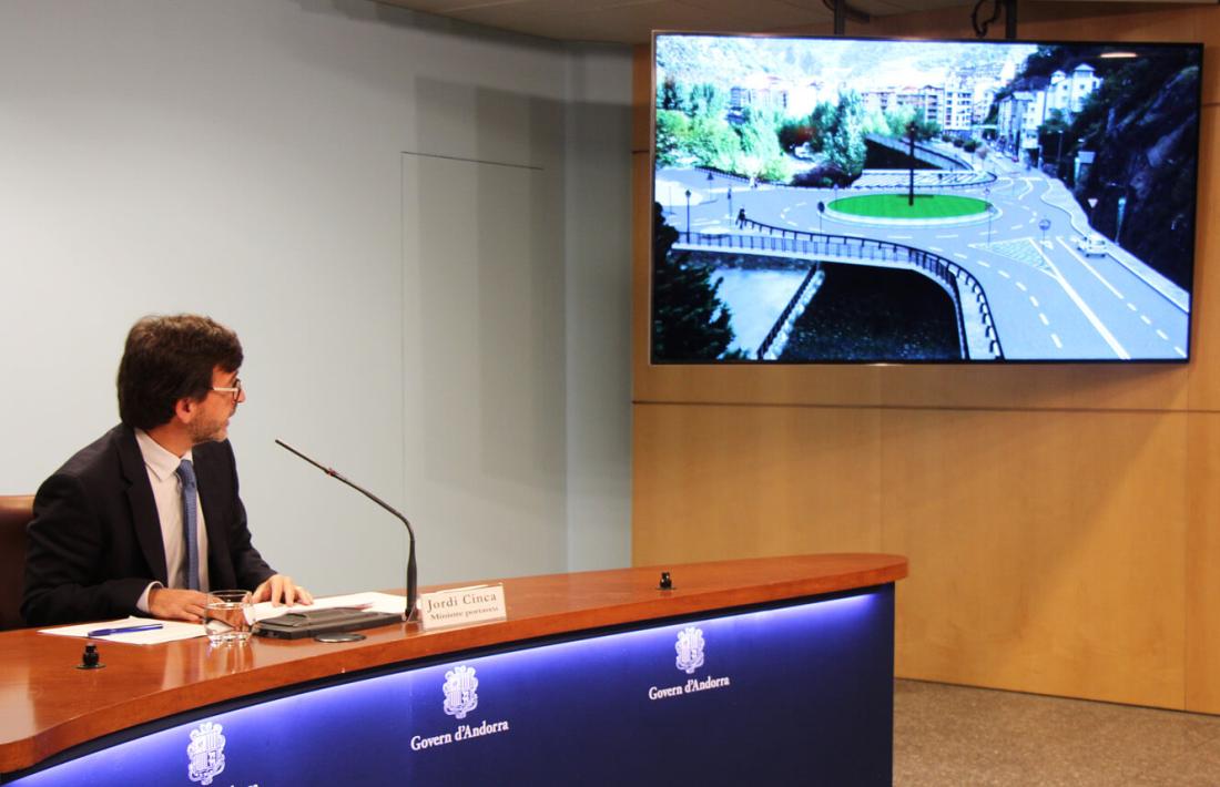Adjudicada la rotodona del pont de Fontaneda de la variant laurediana