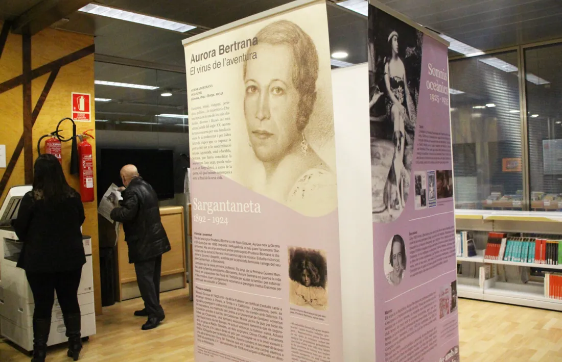 L'UdA homenatja Prudenci i Aurora Bertrana en una exposició
