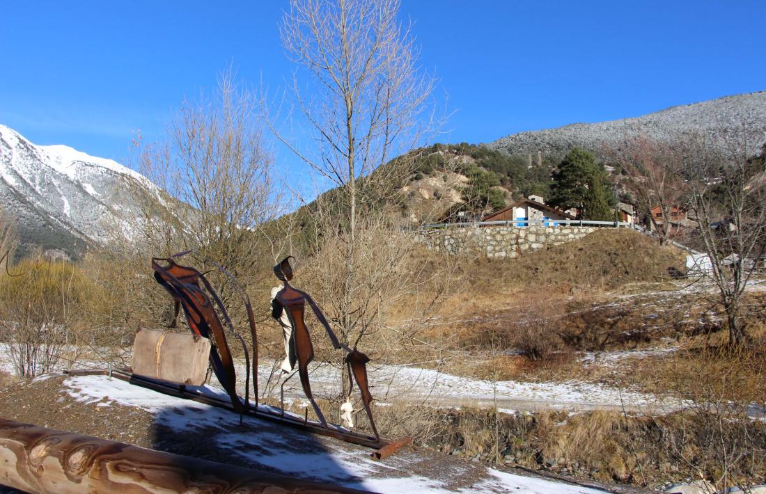 Andorra, Ordino, Sornàs, Didier Aleix, escultura, Fent cap al Coll, biennal de land art