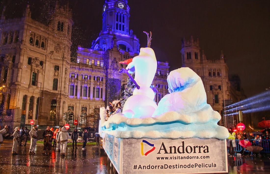 Andorra Turisme participa a la cavalcada de Reis de Madrid