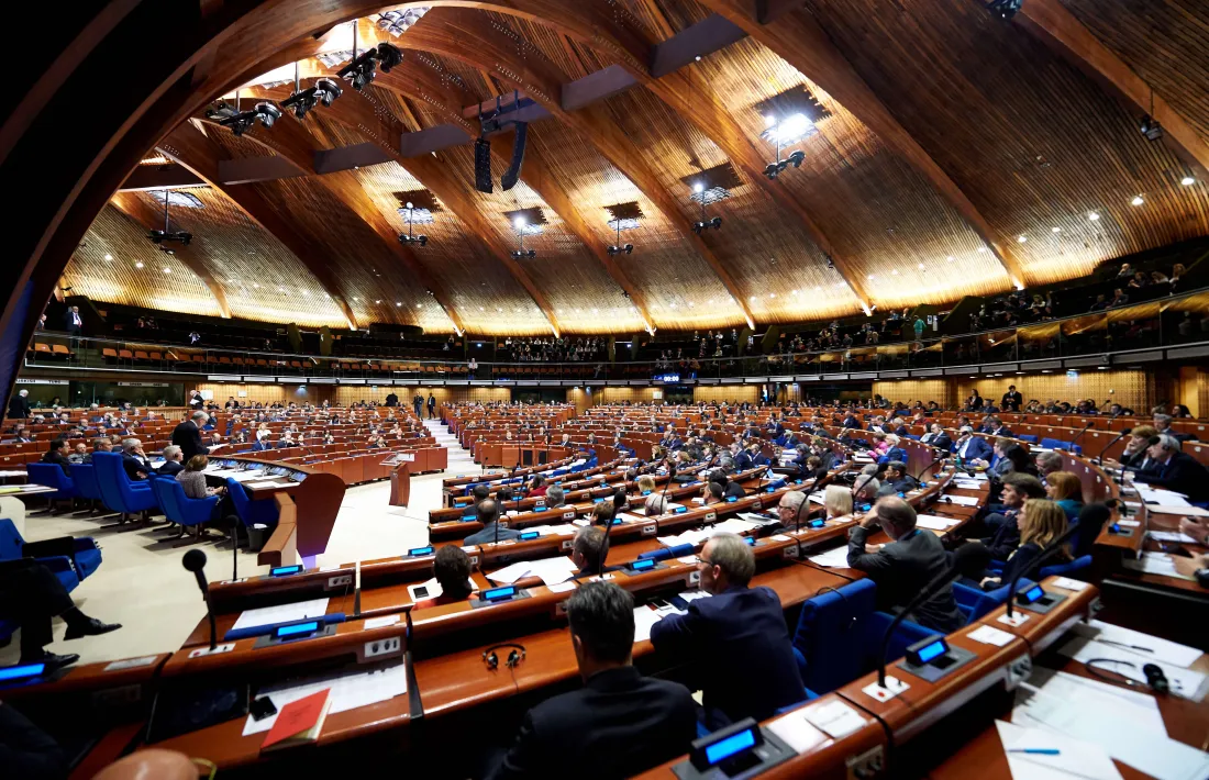 Un moment de la sessió d’hivern de l’Assemblea Parlamentària del Consell d’Europa celebrada la setmana passada.