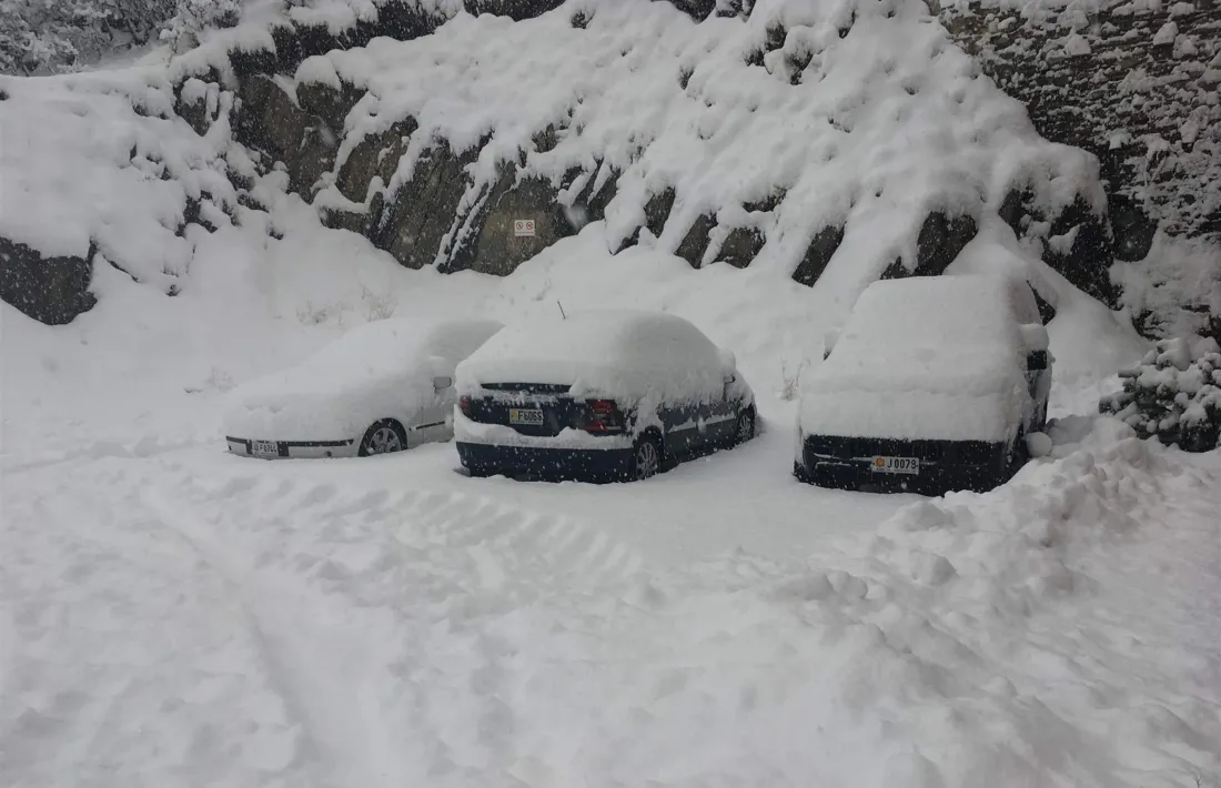 La nevada a Canillo.