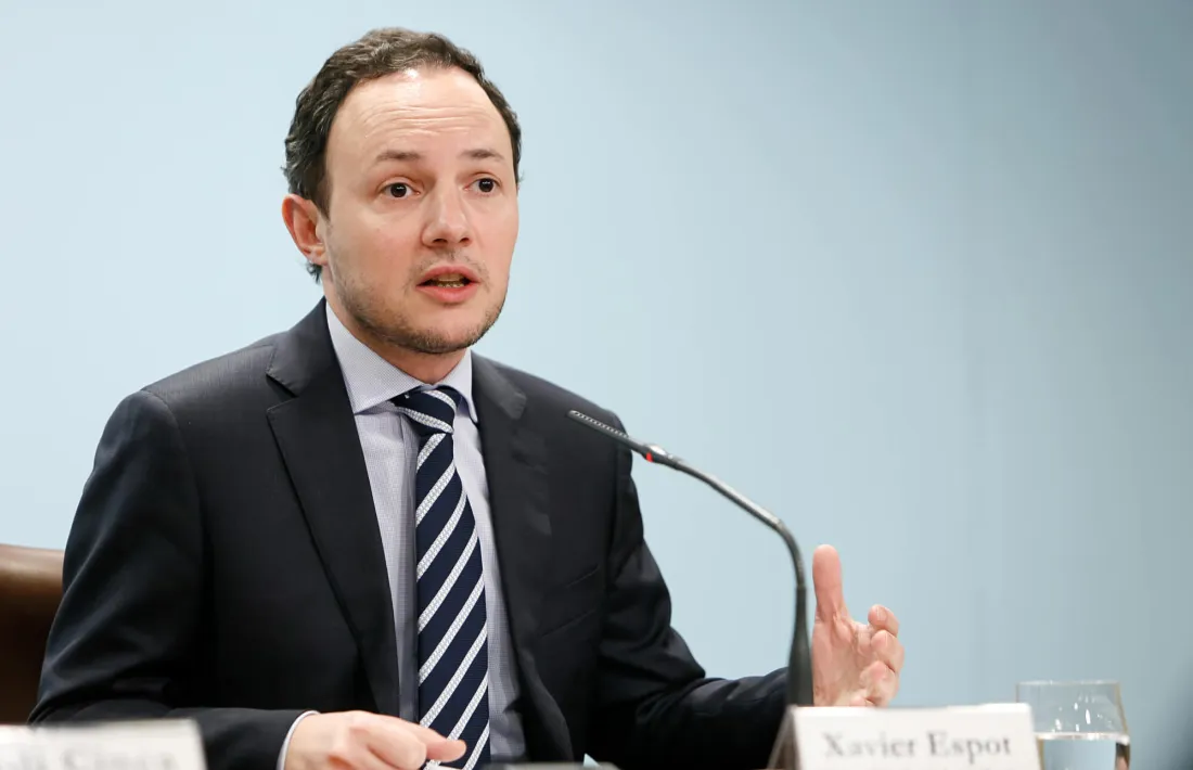  El ministre d’Afers Socials, Justícia i Interior, Xavier Espot, va presentar ahir el projecte de llei del Tribunal d’arbitratge.
